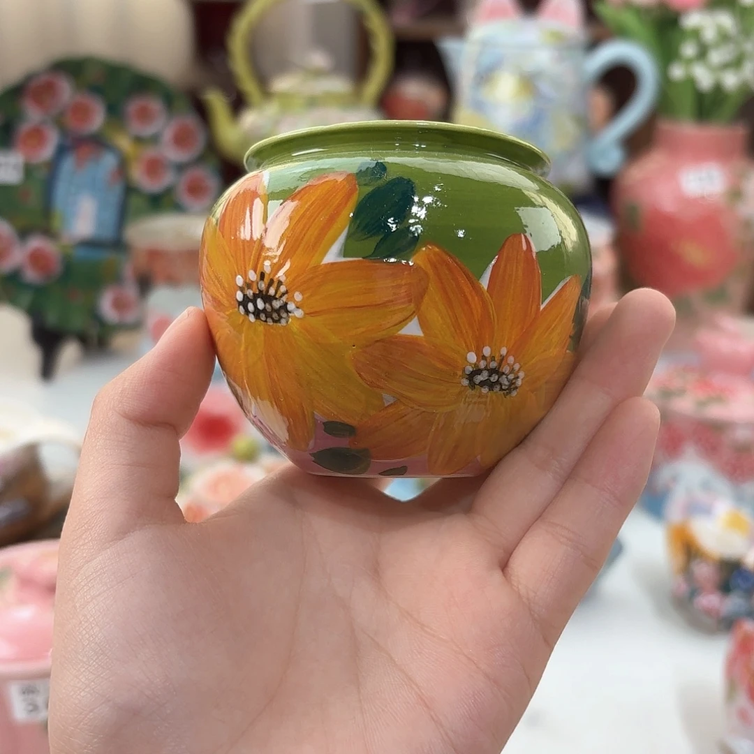 景德镇手绘高温釉下彩陶瓷茶具