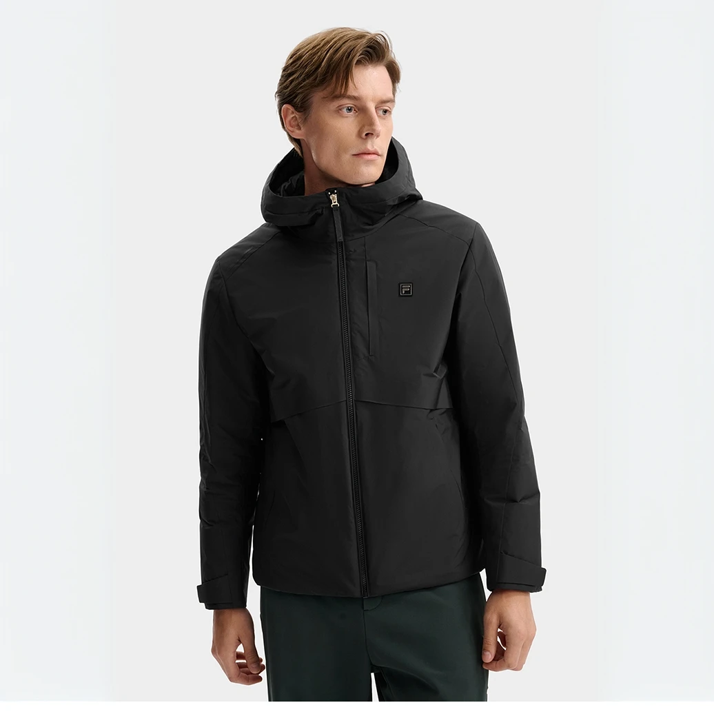 Fila/斐乐男【加绒保暖】秋冬新简约挺括防风户外羽绒服F11M543903F