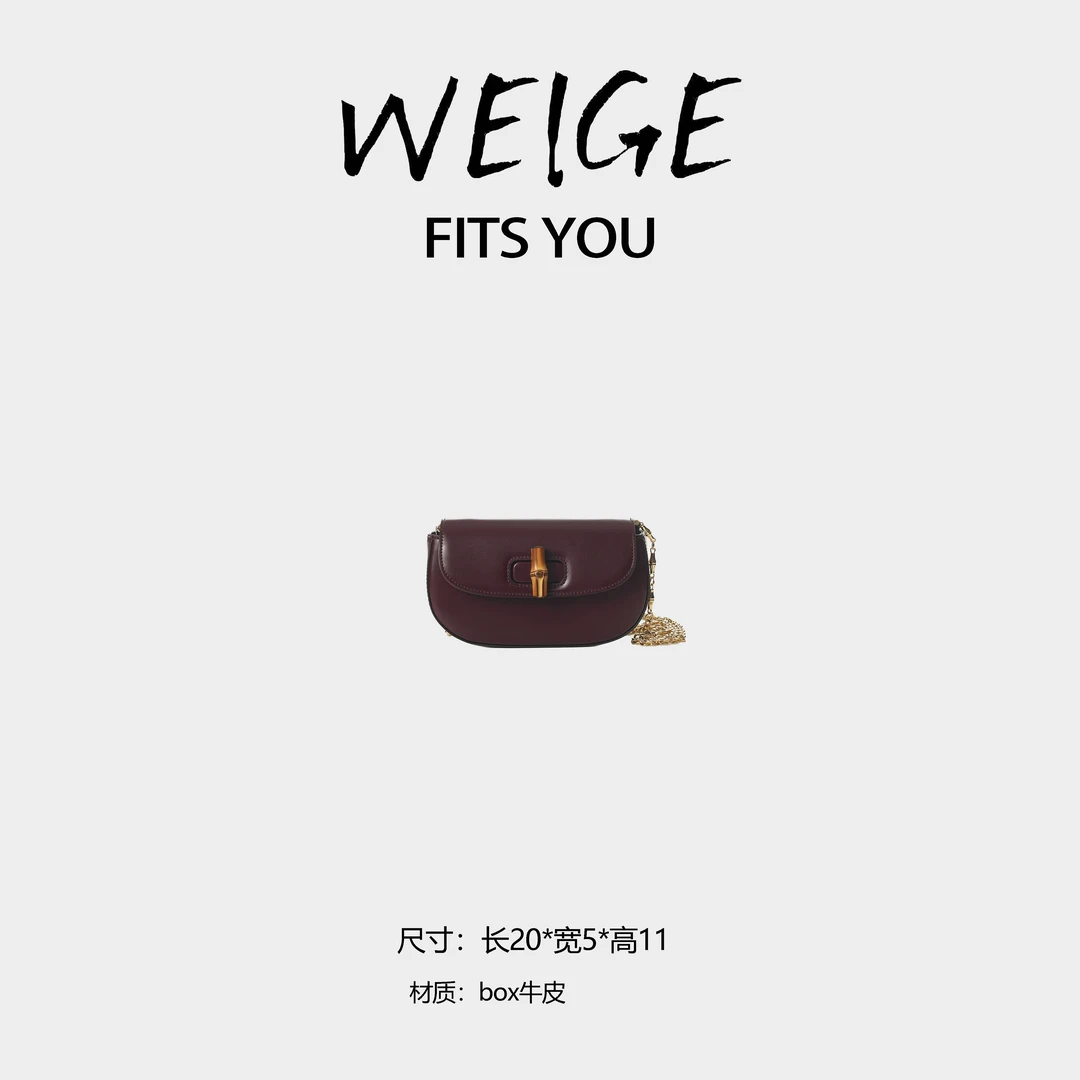 ROGANI多层款休闲风单肩车缝线斜挎包红色风洛丽塔6688