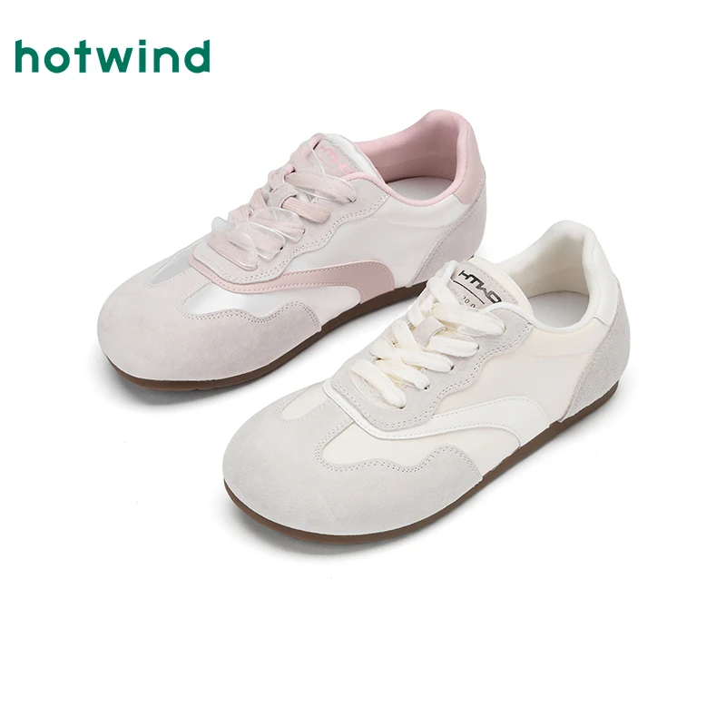 热风2025年春季新款女士时尚休闲鞋H11W25133