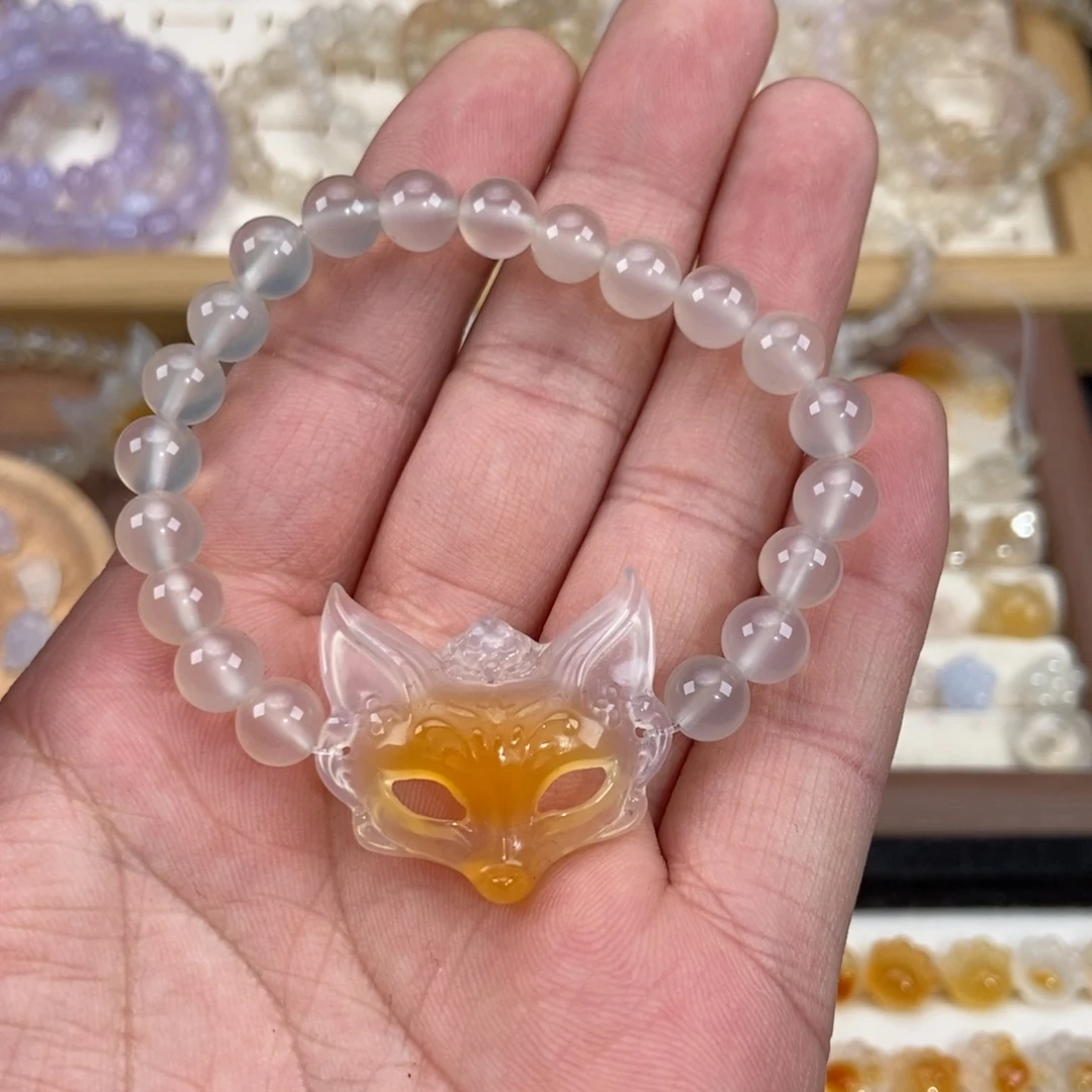 玛瑙/玉髓未镶嵌手链M15