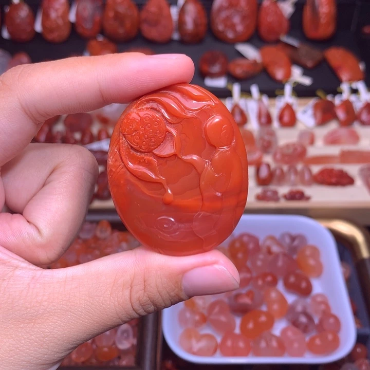 南红玛瑙未镶嵌珠宝半成品悟道