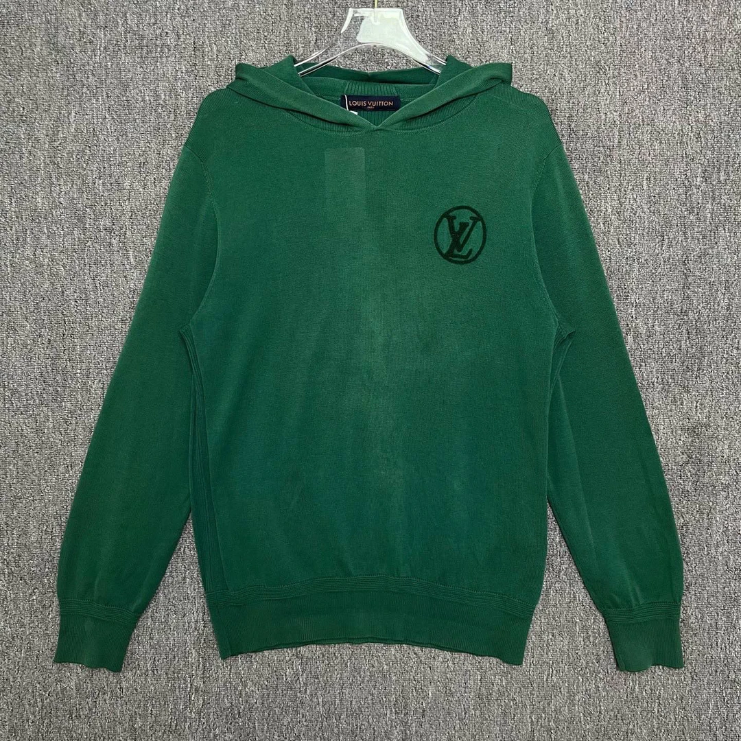 95新 LouisVuitton/路易威登 植绒徽标针织帽衫/M码/95新/13121
