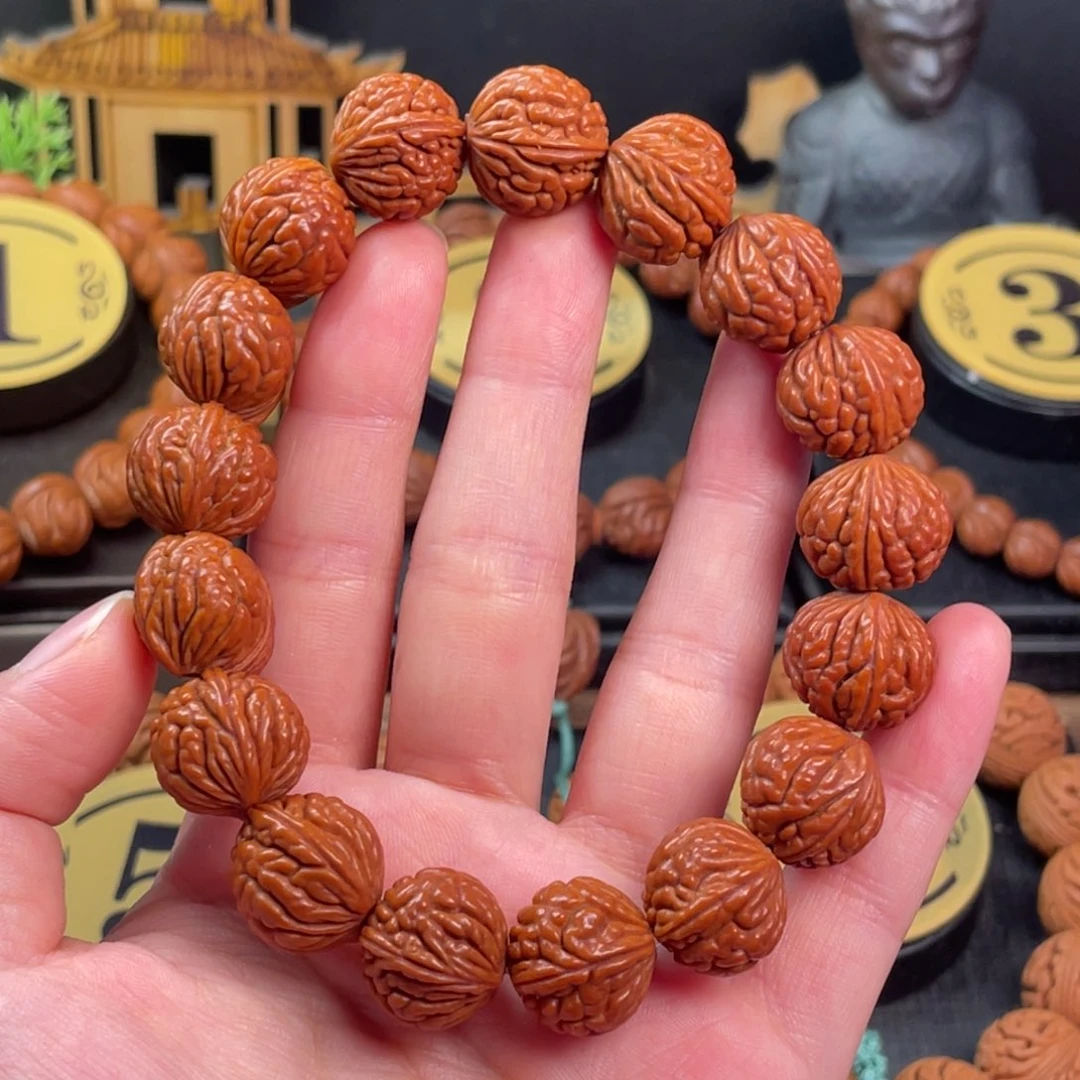 吊坠桃核荔枝纹17