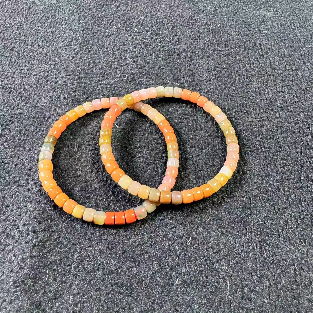 【玉经纶】72596/HQ52-盐源玛瑙手串-多样性发其一