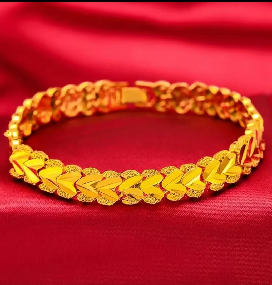 合金手链 合金手链 新款心心手链 经典时尚气质百搭轻奢潮流精美