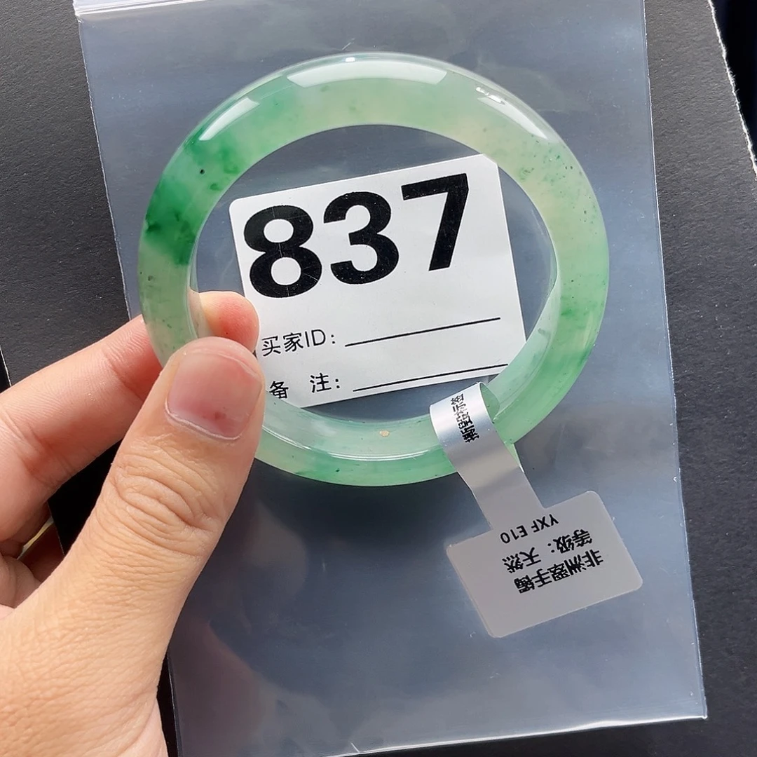 未镶嵌手镯石英质玉（非洲翠）60圈口837