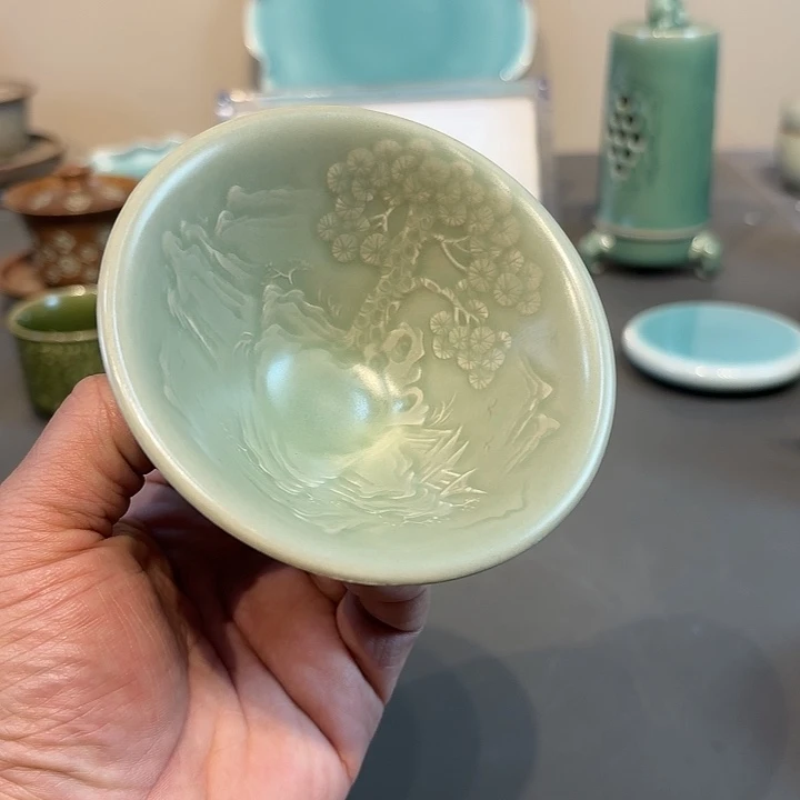 瓷片龙泉青瓷福利青瓷