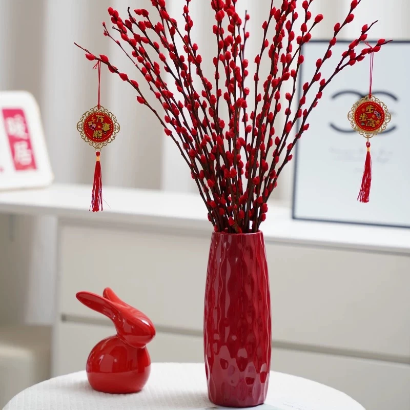 银柳鲜切花真花室内摆件耐寒抗冻观赏花