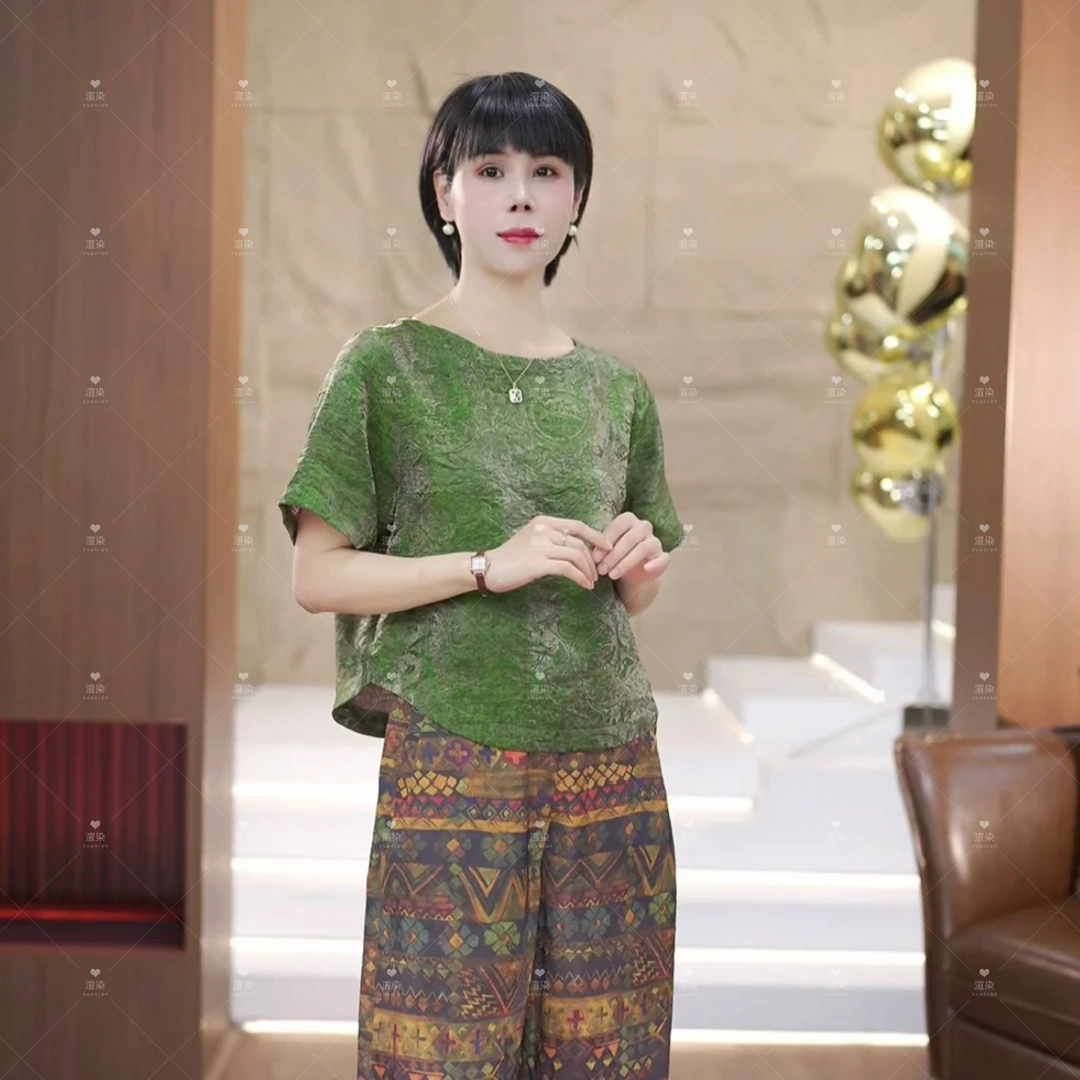 【渲渲推荐】H-6690夏季时尚纹理感气质小衫