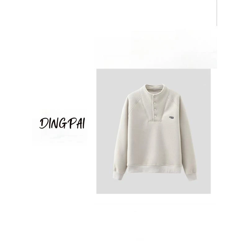 XUXU-「时光漫漫」2024加绒加厚冬季新款时尚百搭休闲卫衣O-Q690