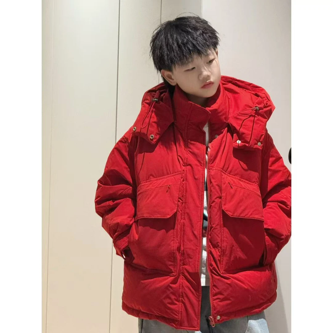 现货THE LUHAN【奇迹冬暖】冬季90绒口袋亲子装羽绒服中大男童25797