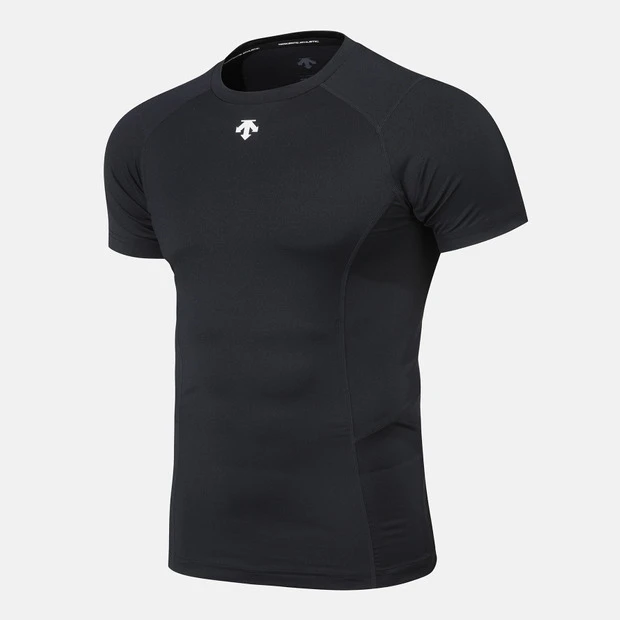 DESCENTE/迪桑特运动休闲圆领T恤舒适百搭短袖男透气SQ121TCO14