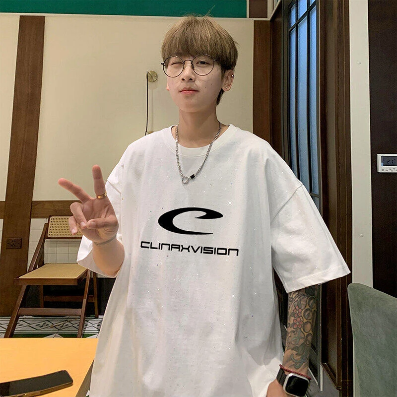 【奥莱折扣】夏季上衣爆款短袖T恤打底衫网红秋季街头风潮t恤