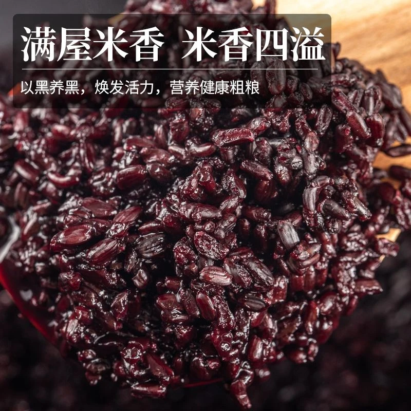 【贵鑫】新米贵州五谷杂粮紫糯米新货紫糯米饱满可做紫米饭团八宝饭