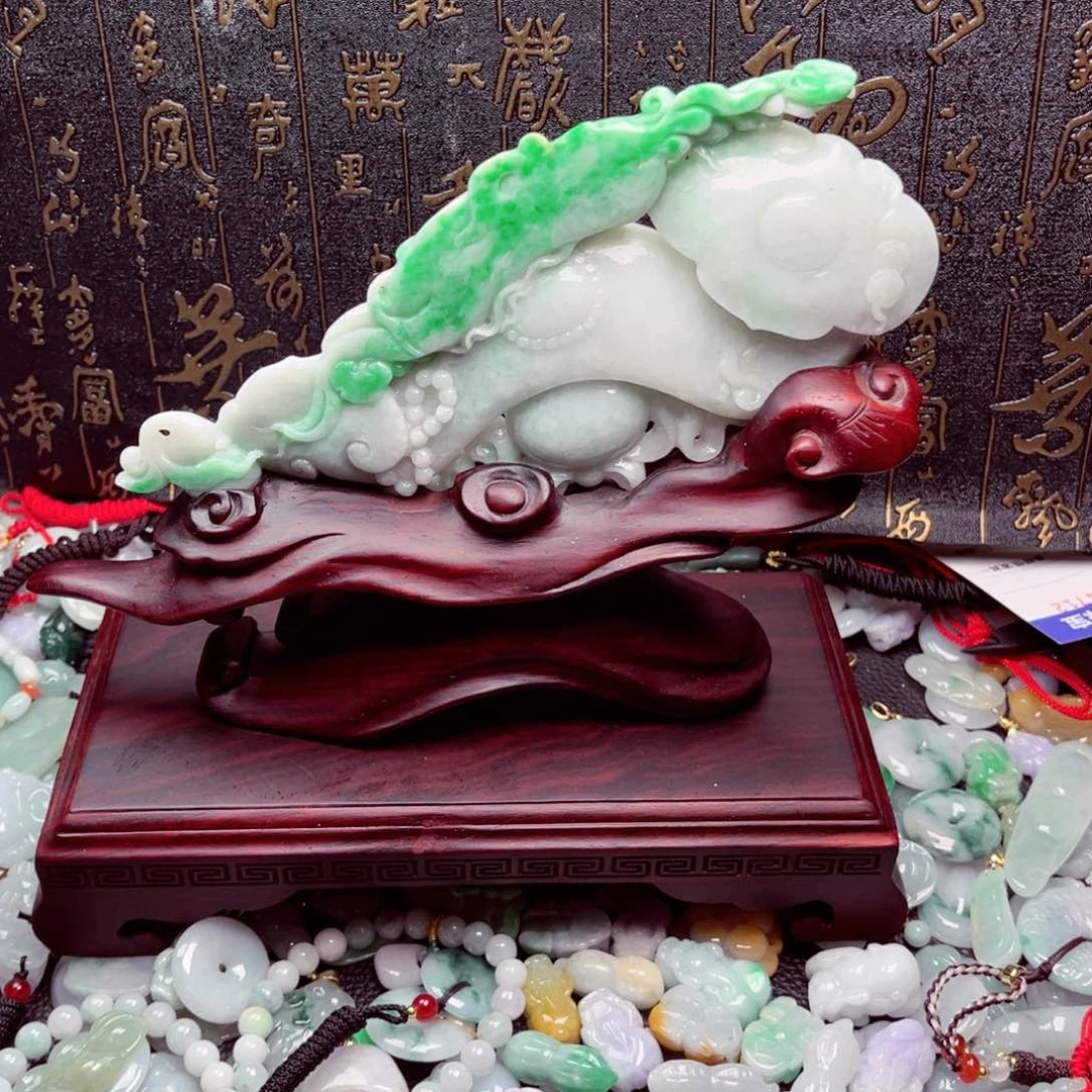 烤***薯翡翠未镶嵌吊坠(不含链)