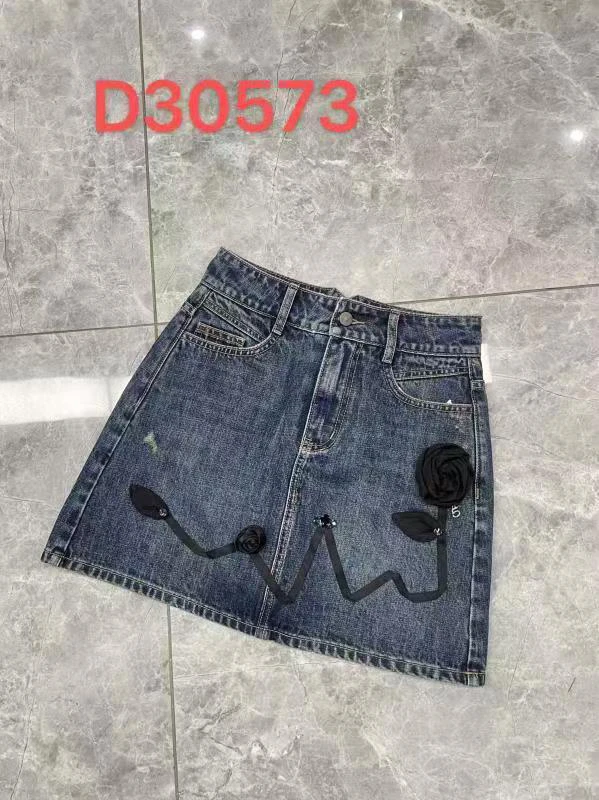 D30573高腰牛仔短裙