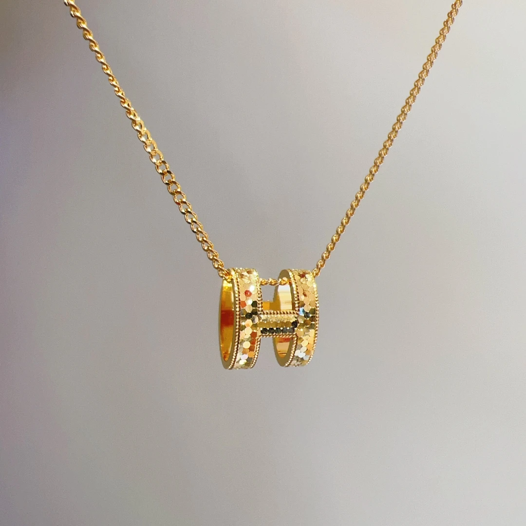 5G工艺足金999鱼鳞H套链