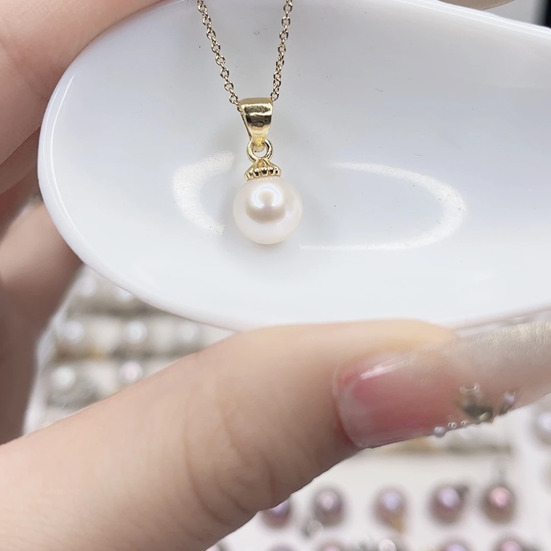 淡水珍珠合金吊坠(赠链)