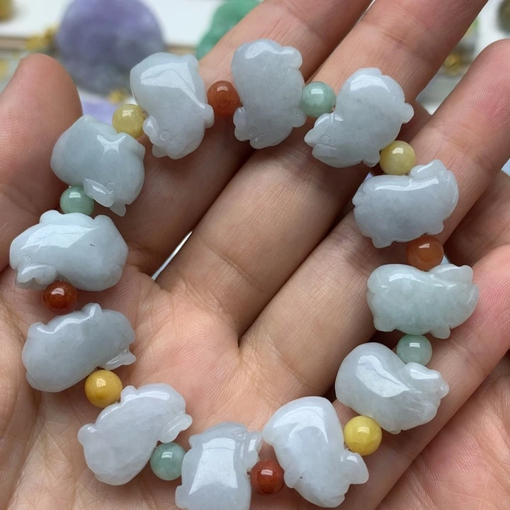 颈饰未镶嵌翡翠翡翠