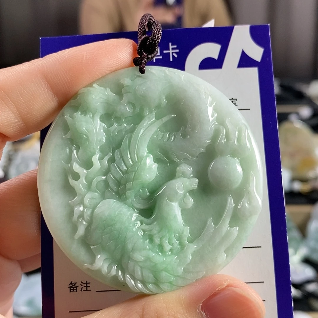 颈饰未镶嵌翡翠吊坠