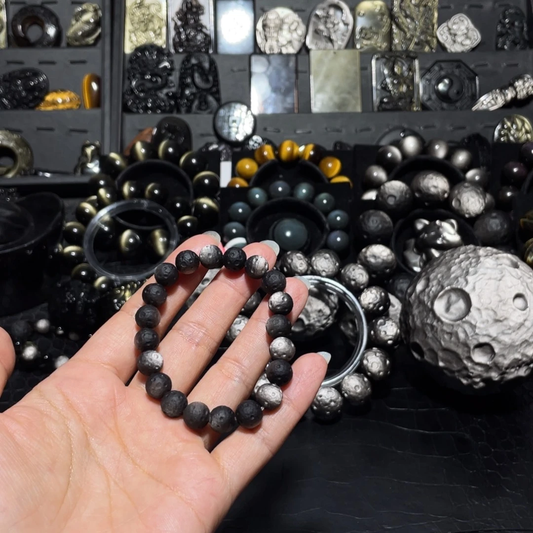 小***福黑曜岩未镶嵌珠宝奇石