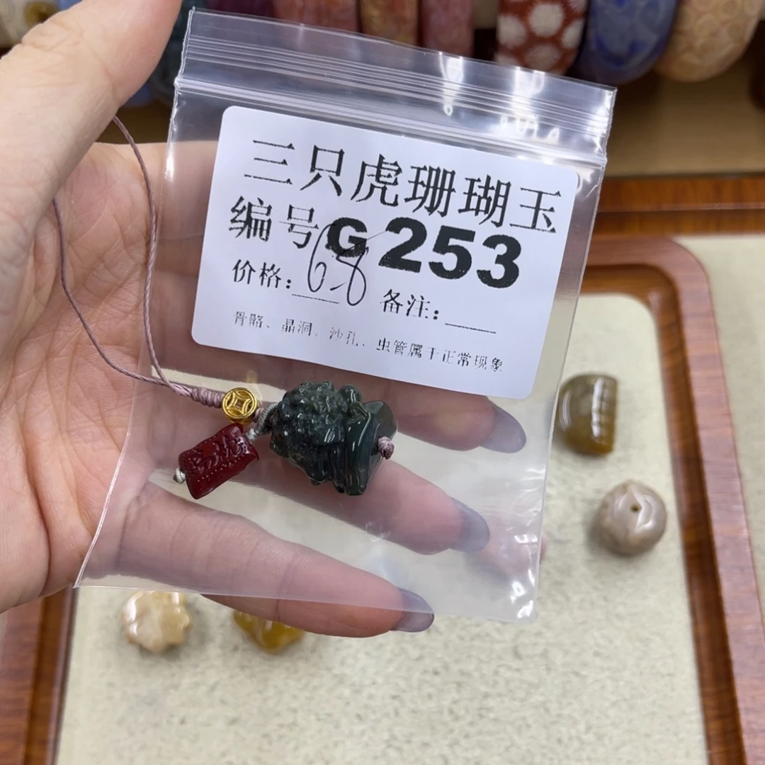 秋***宝未镶嵌h硅化珊瑚（珊瑚玉）
