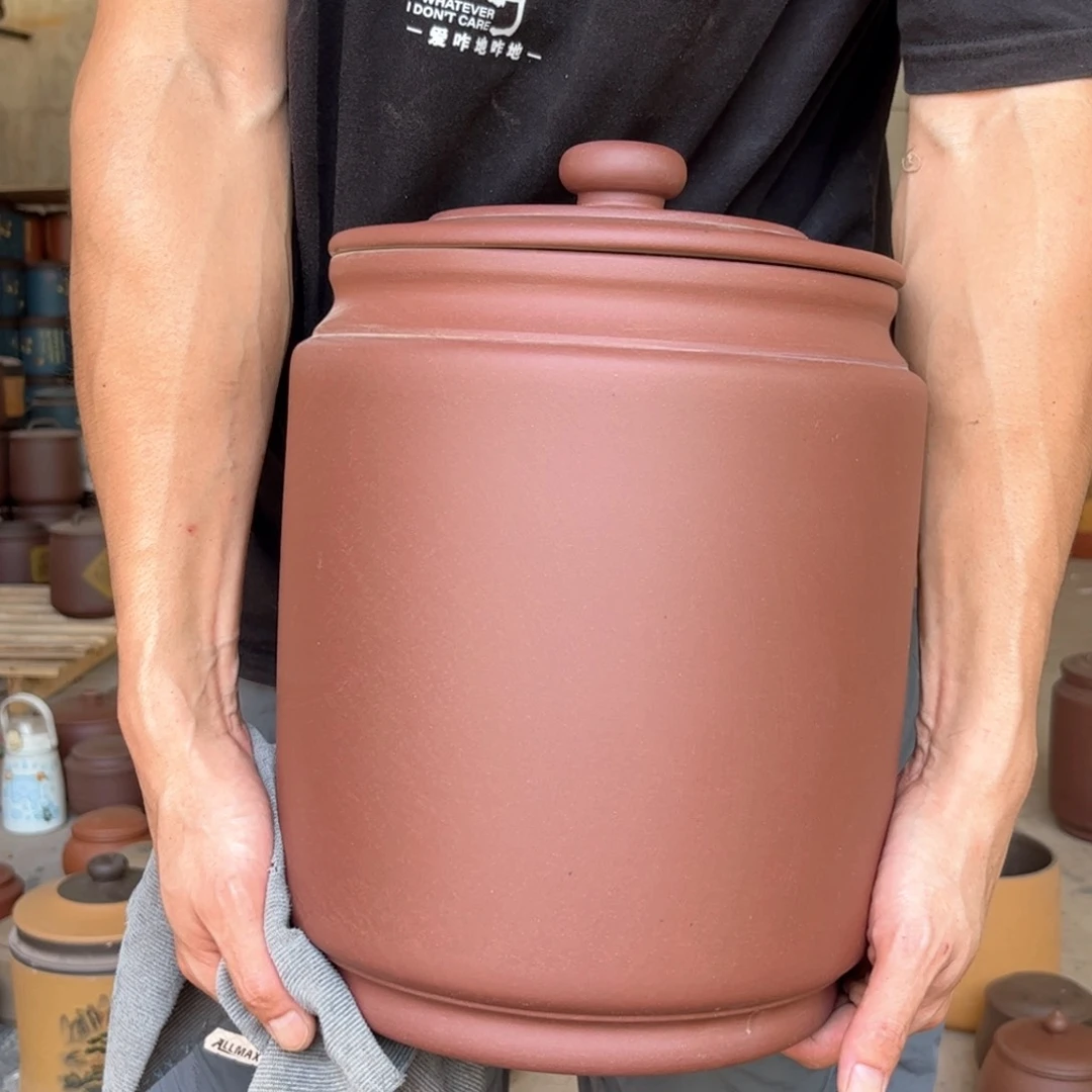 紫砂茶叶罐12饼茶叶罐