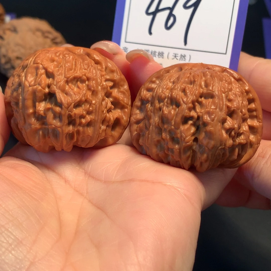 文玩核桃把件469白狮子4.6