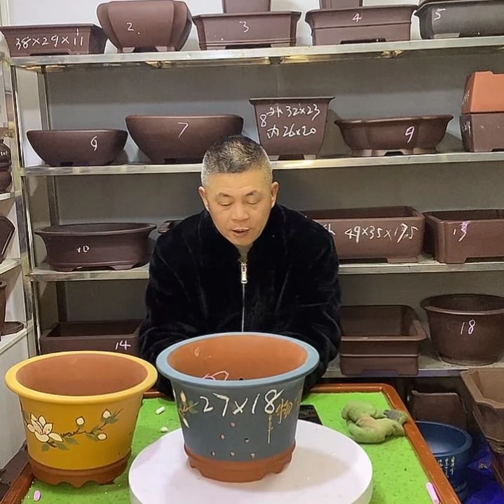 宜兴紫砂花盆花盆花盆