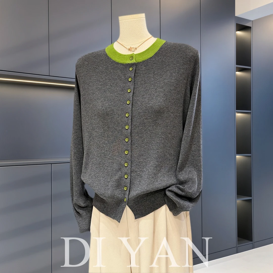 时尚气质妈妈装针织衫女开衫秋装新款上衣减龄时髦中年人妇女外套