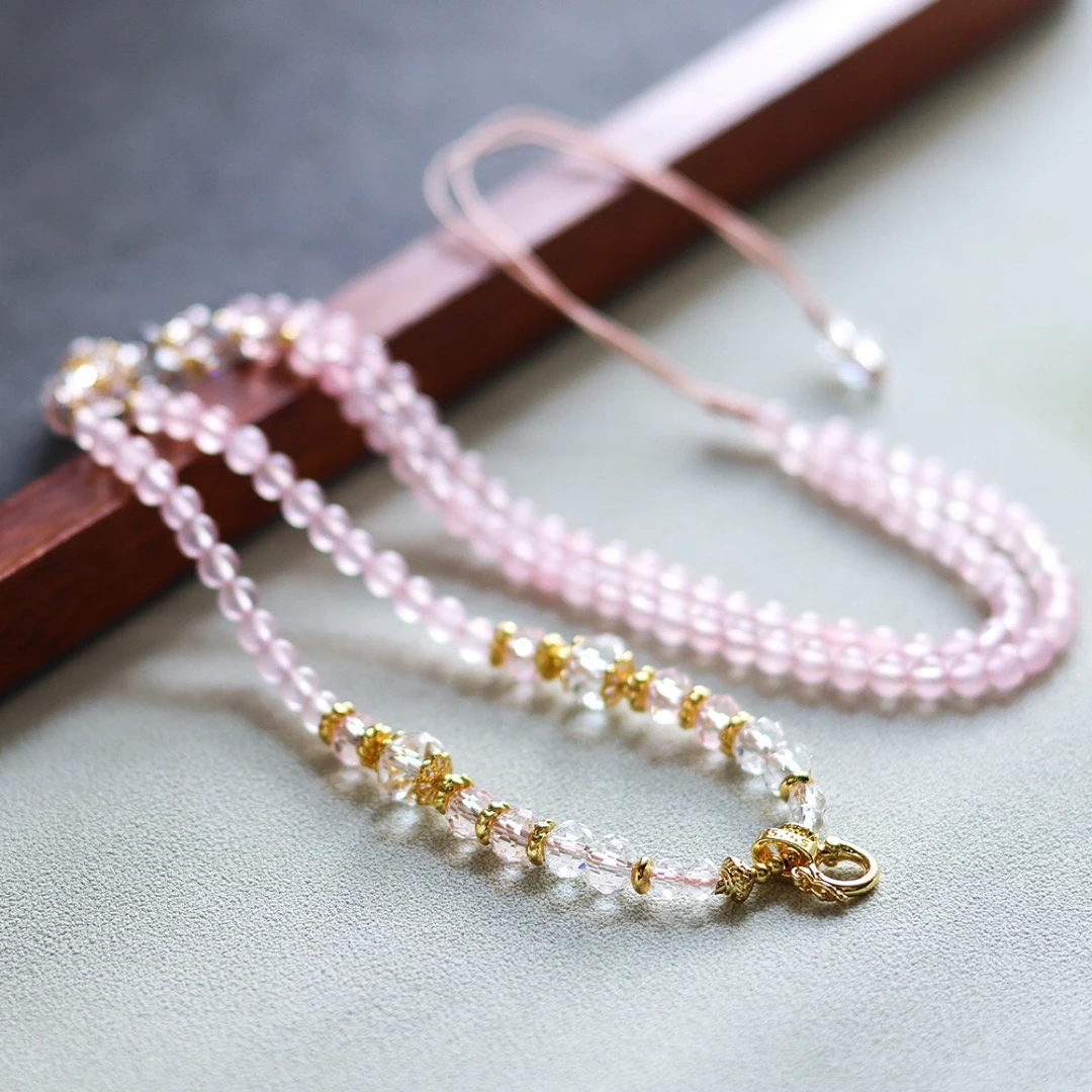 时尚唐卡珠链 新中式手工编织万能扣项链绳DIY古风