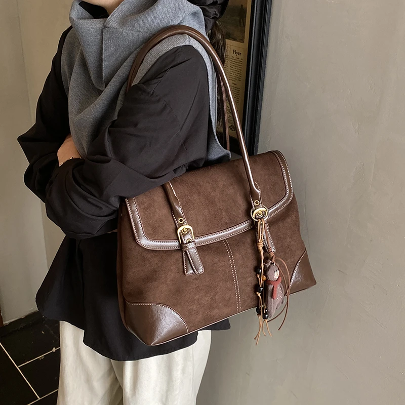 LOMMINY/罗米尼托特包单肩包包女时尚轻奢高级感立体方包大容量