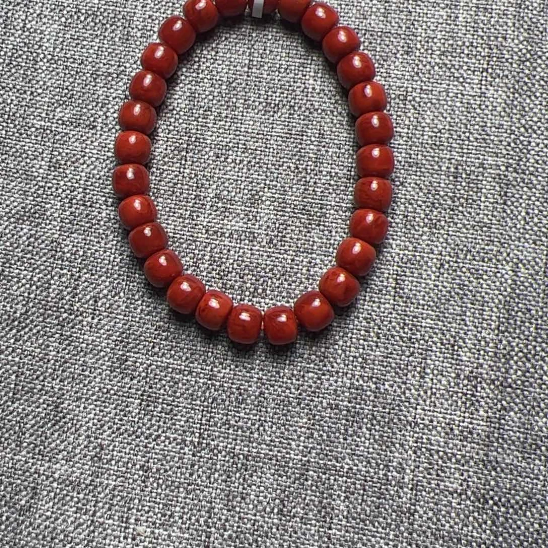 妖***显南红玛瑙未镶嵌7加手串