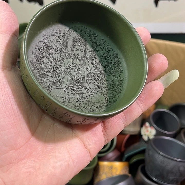 茶杯紫砂全手工紫砂主人杯