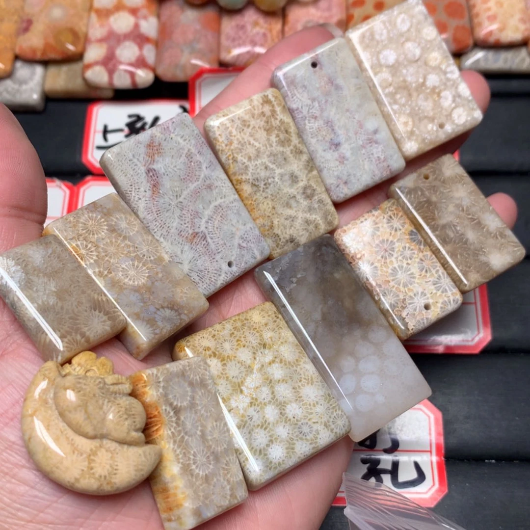 【闪购商品】未镶嵌颈饰硅化玉大*