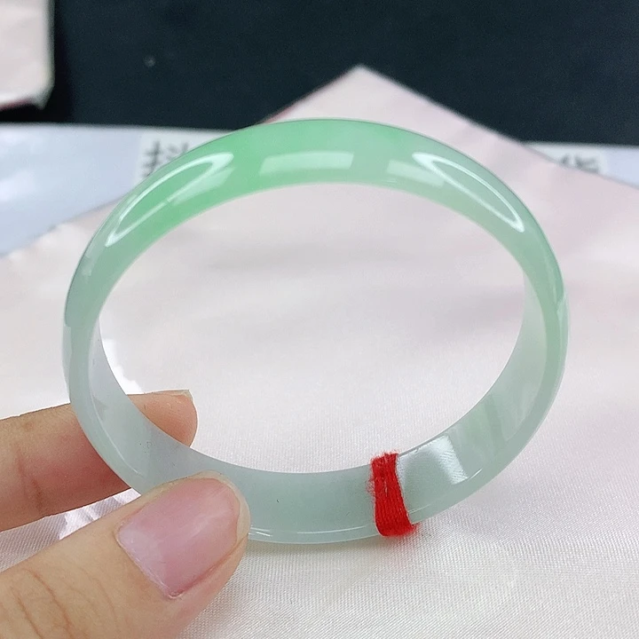 未镶嵌手镯翡翠圈53，12034
