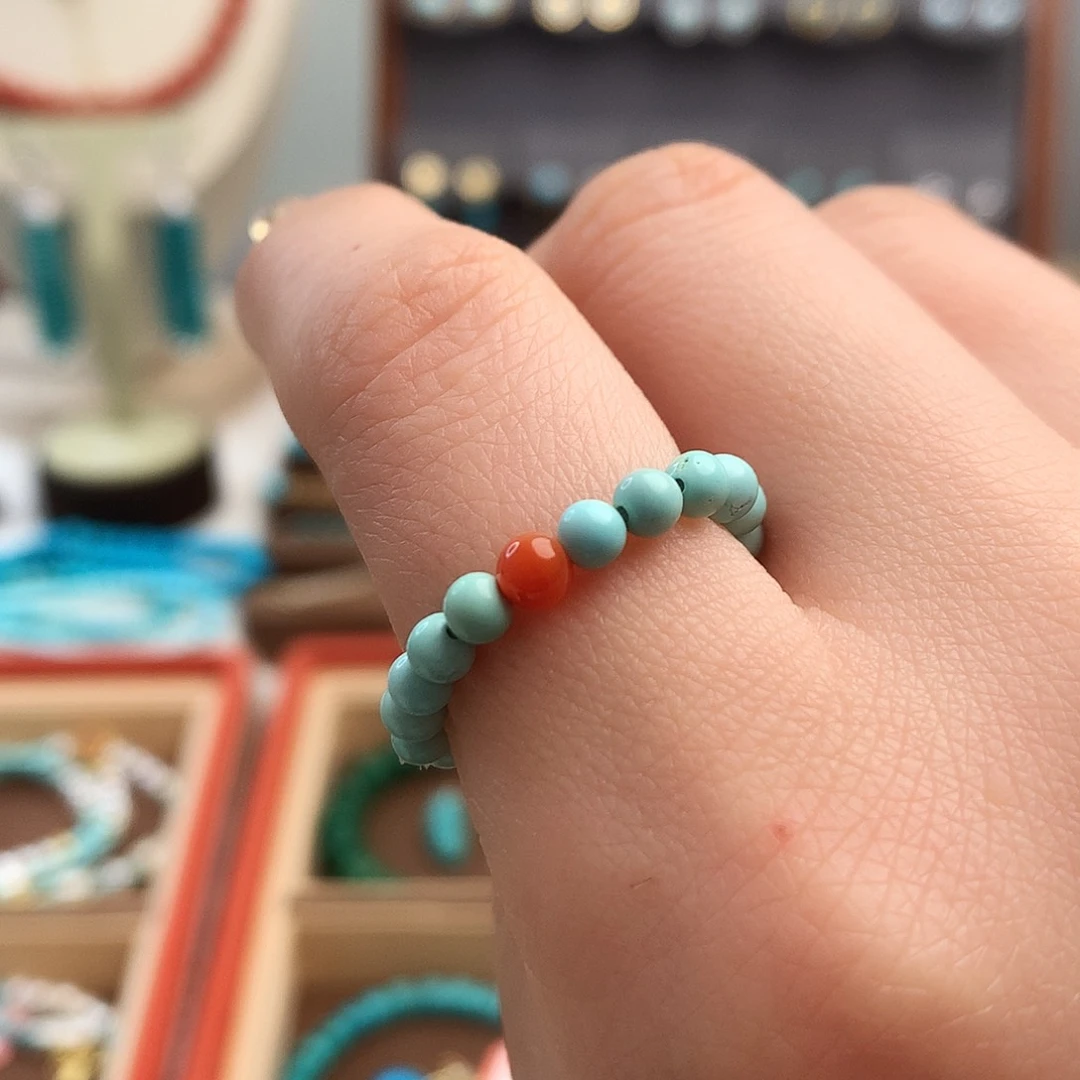 绿松石珠宝奇石未镶嵌