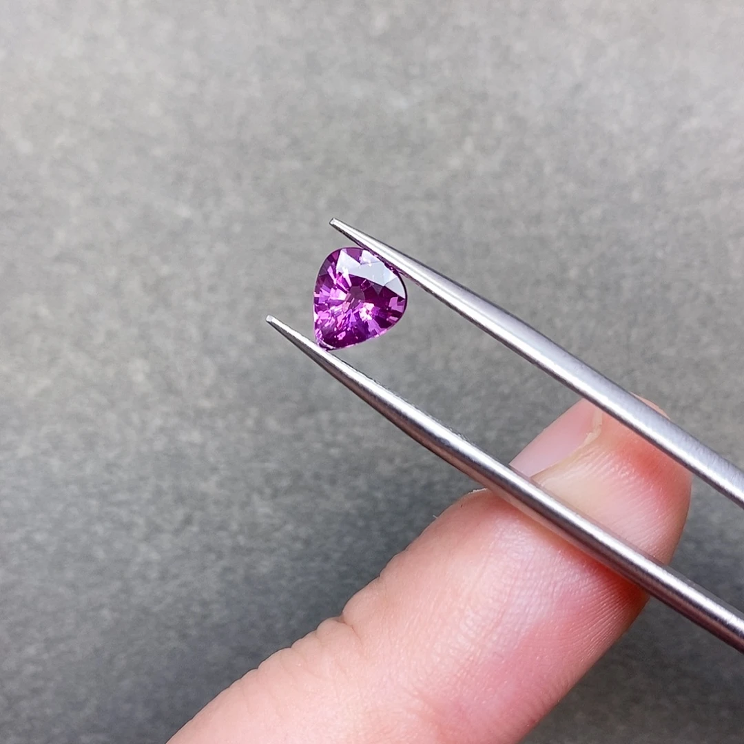 蓝宝石裸石1.18ct无烧紫蓝宝