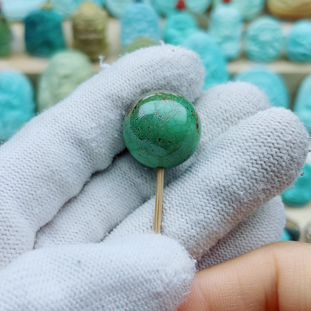 绿松石未镶嵌珠宝奇石19mm