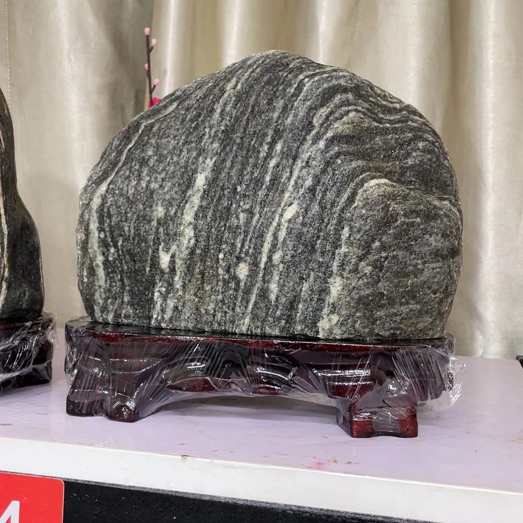 用***2石材靠山石平安石摆件