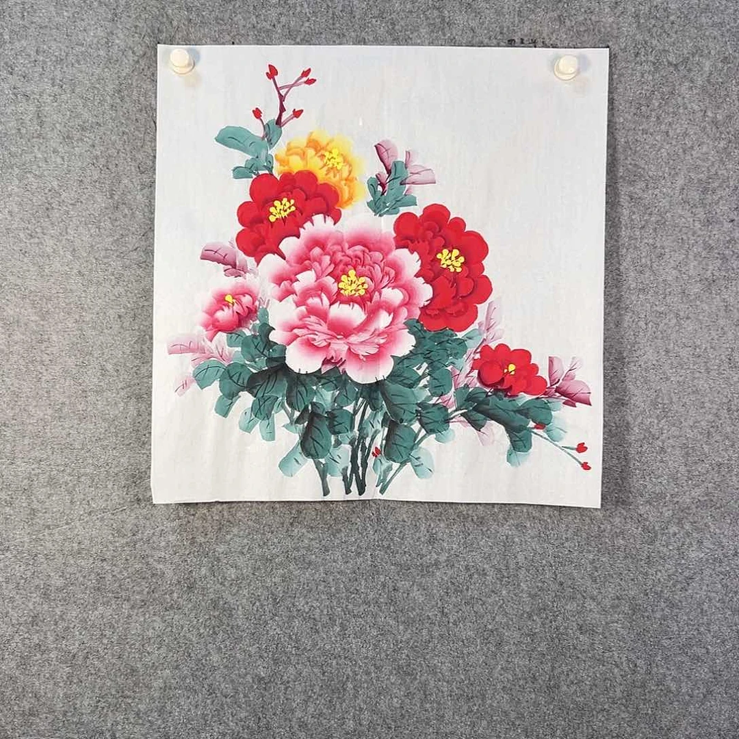 国画100 牡丹花等经济植物和花卉资源