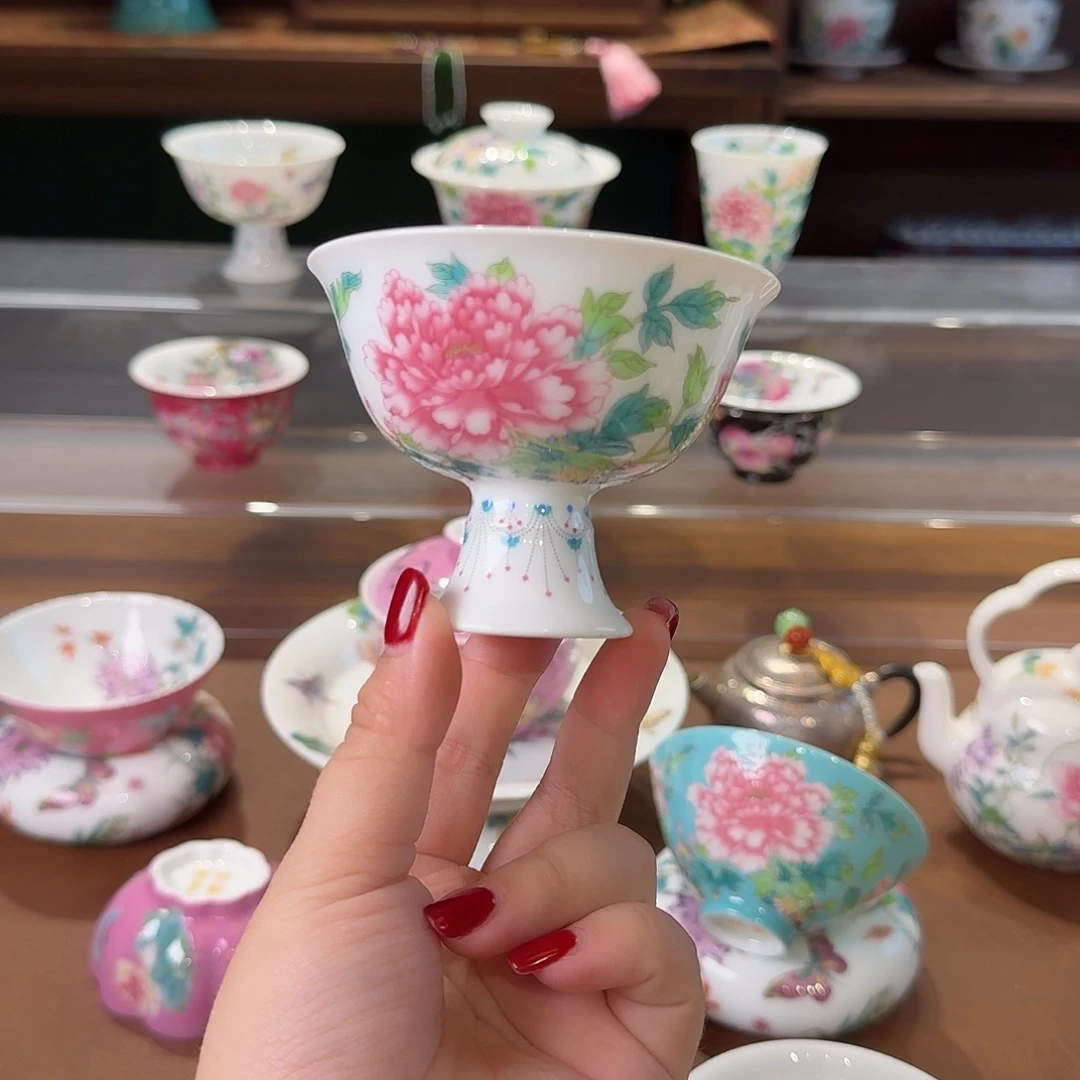 珐琅彩主人杯茶具系列