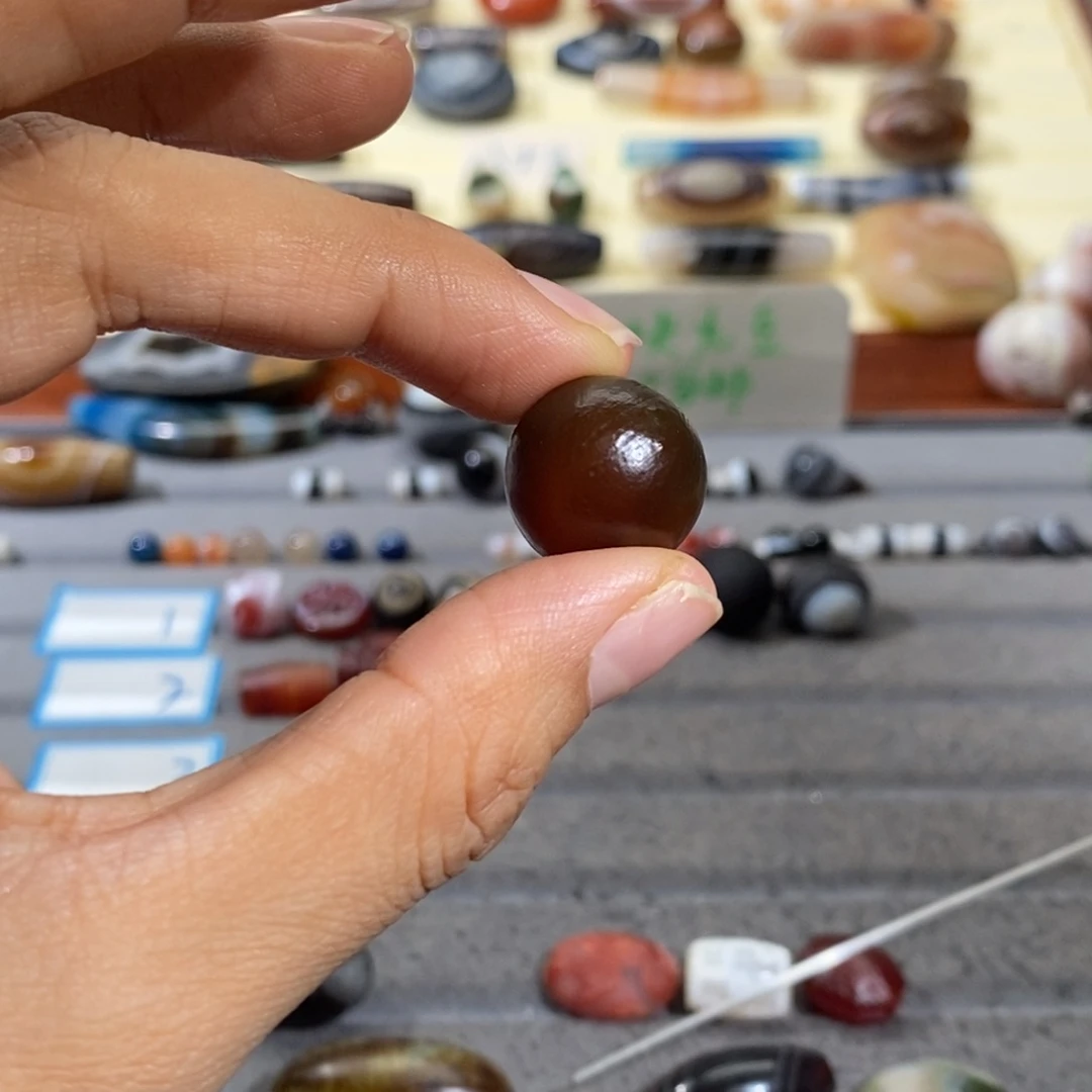 3***）玛瑙/玉髓合金颈饰