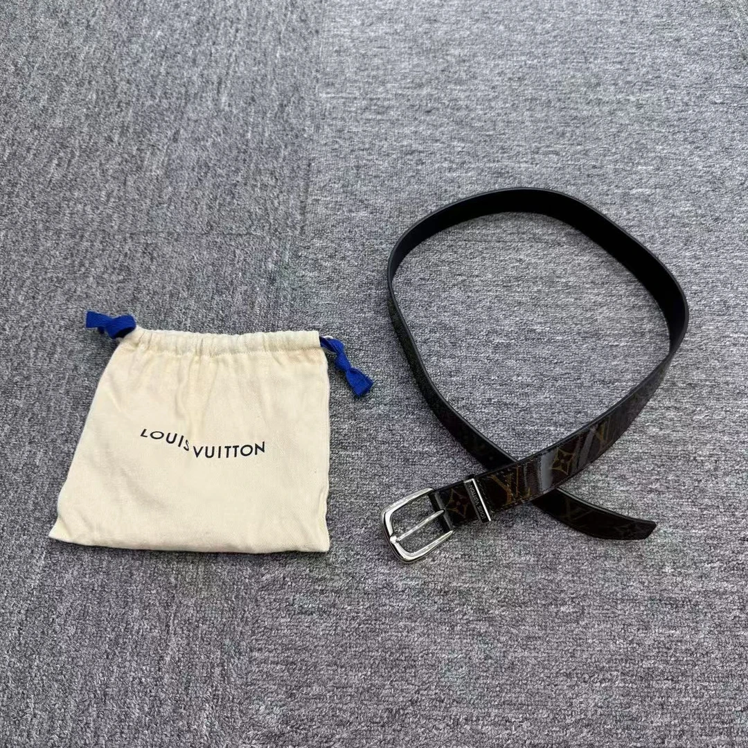 99新 LouisVuitton/路易威登 果冻老花腰带/85cm/17072