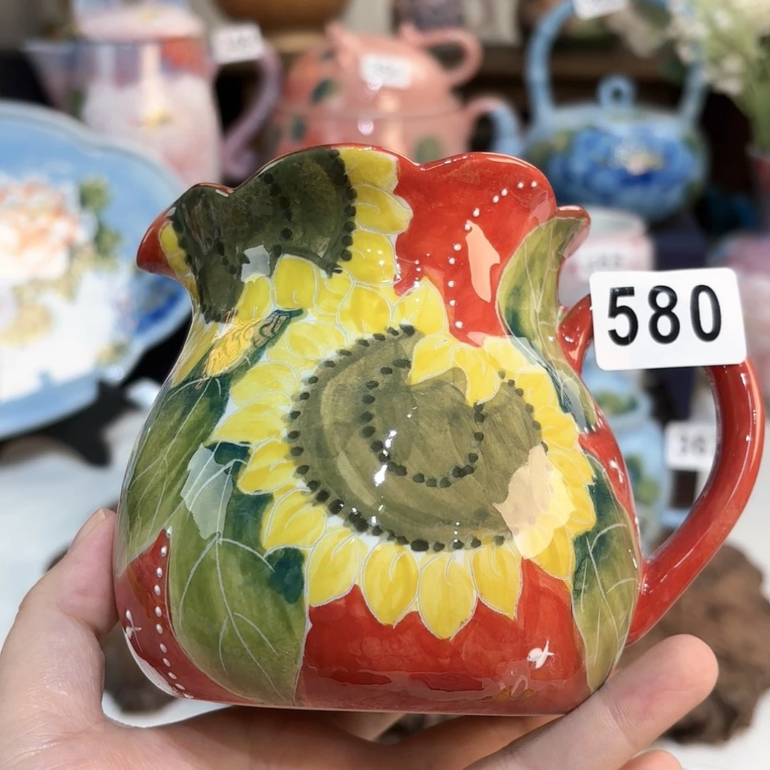 景德镇手绘高温釉下彩陶瓷茶具