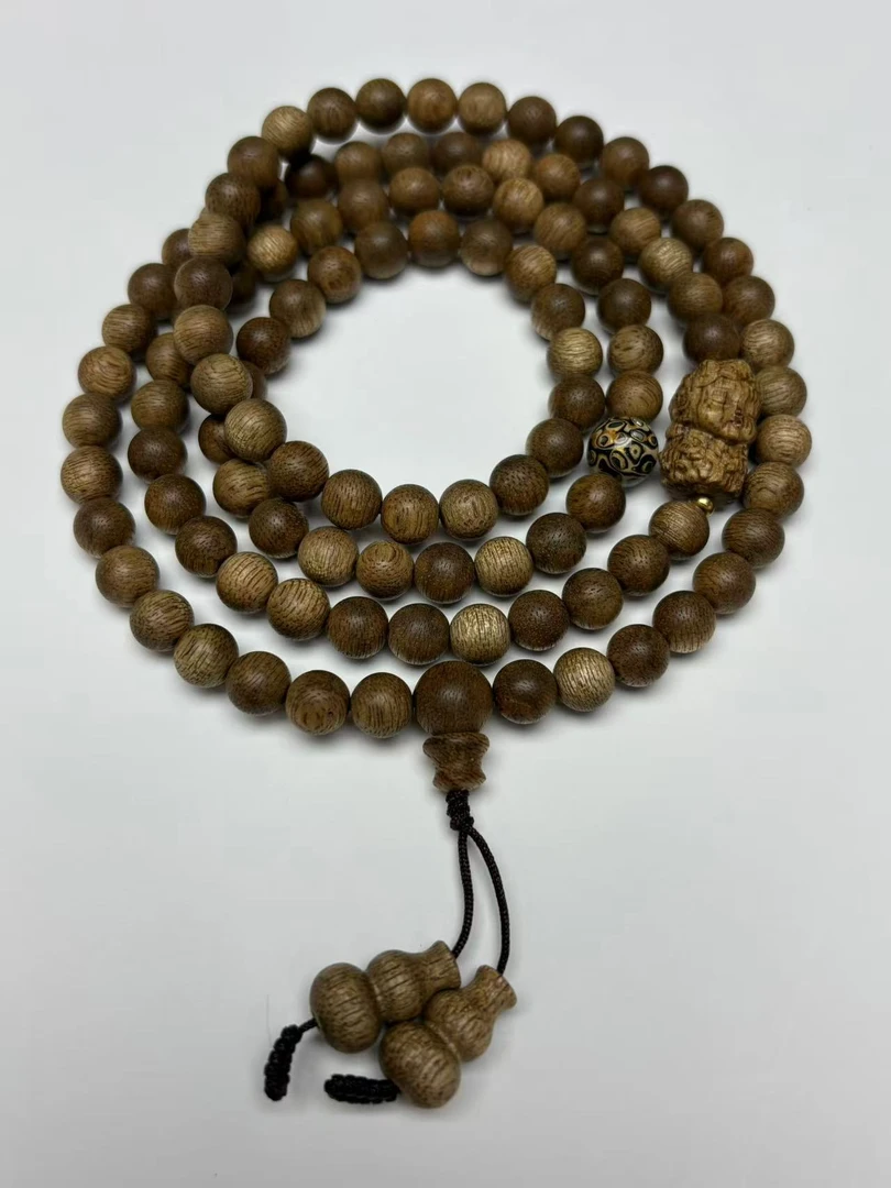 沉香 沉香正宗菩萨棋沉香0.7圆珠多圈高级沉香手串多样性发其一