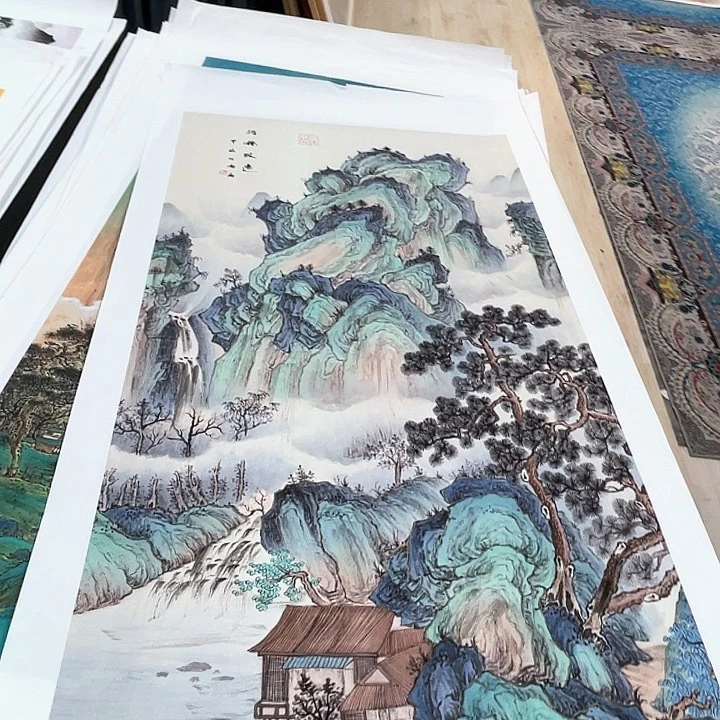 国画书画描金拓染金石传拓手写