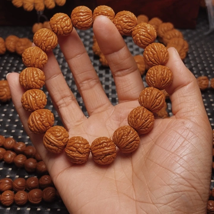 桃核手串龙纹桃核