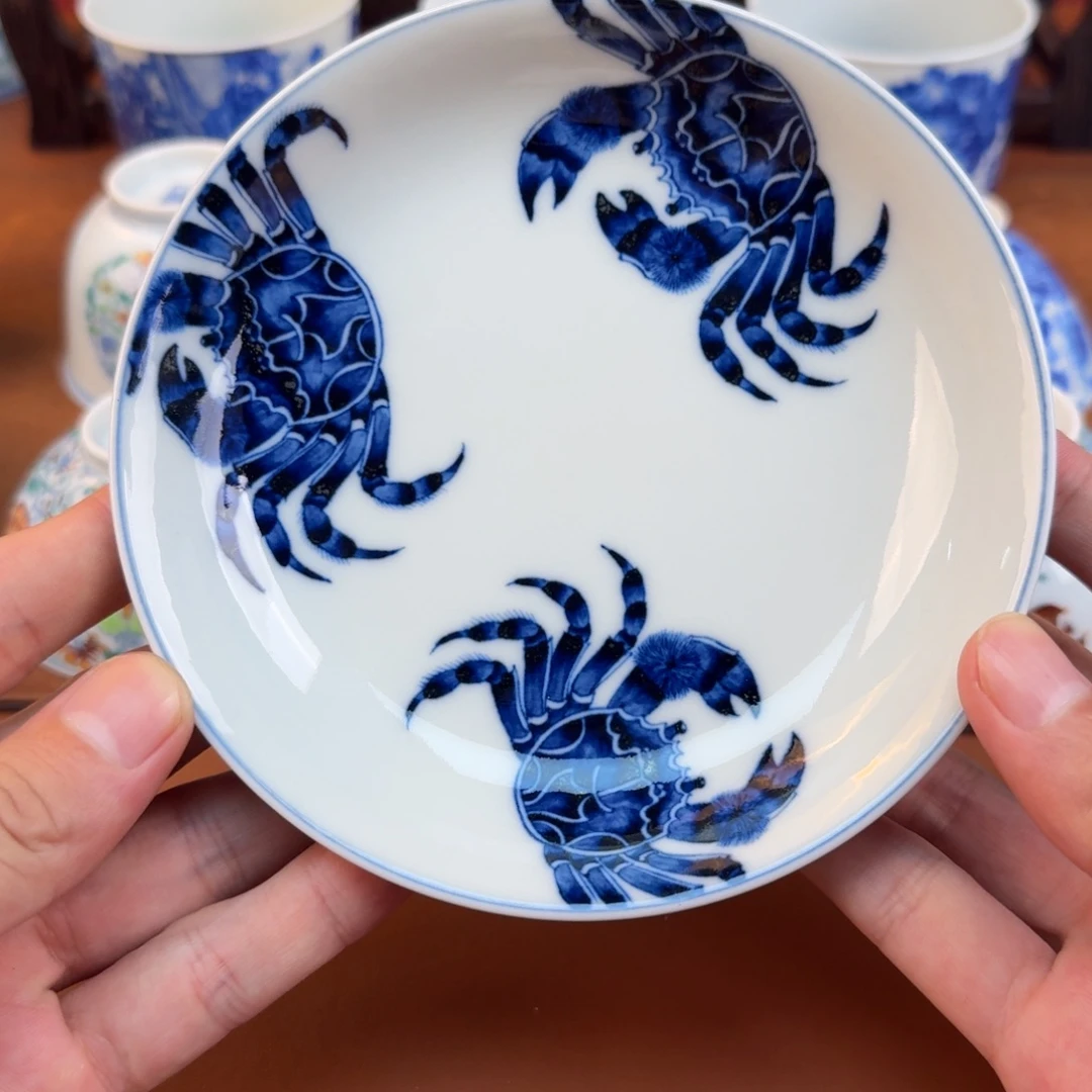 摆件景德镇瓷器手工手绘
